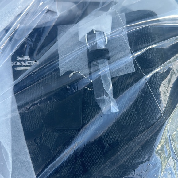 NEW - COACH Mollie Tote COLOR:  Silver/Graphite/Black - Picture 6 of 10